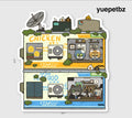 Catfood Condo Vinyl Sticker - Sticker