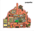 Char’s Zaku Cafe Vinyl Sticker - Sticker