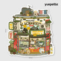 Chiikawa Hong Kong Cafe Vinyl Sticker - Sticker