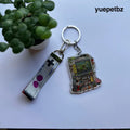 Gameboy Arcade Keychain W/ Lanyard - keychains