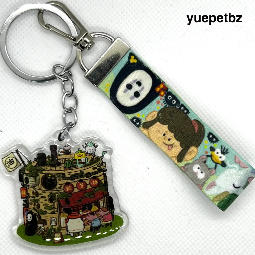Spirirted Away Keychain W/ Lanyard - keychains